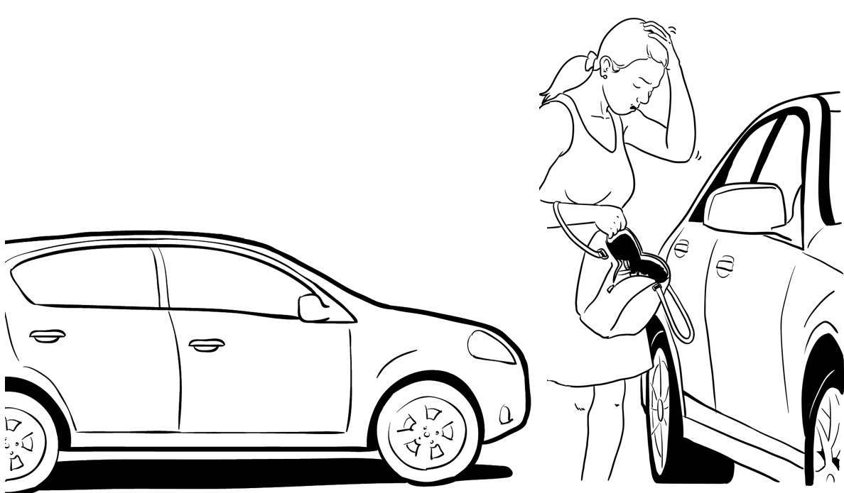 Perte clé de voiture
